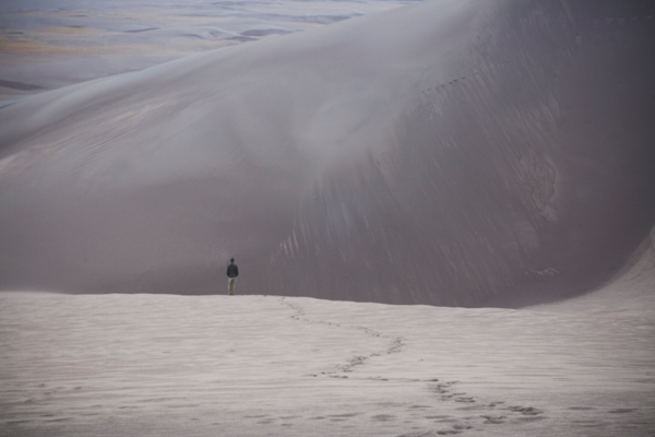 Ben Link Collins at the Great Sand Dunes in Colorado, (c) Alan Shero
